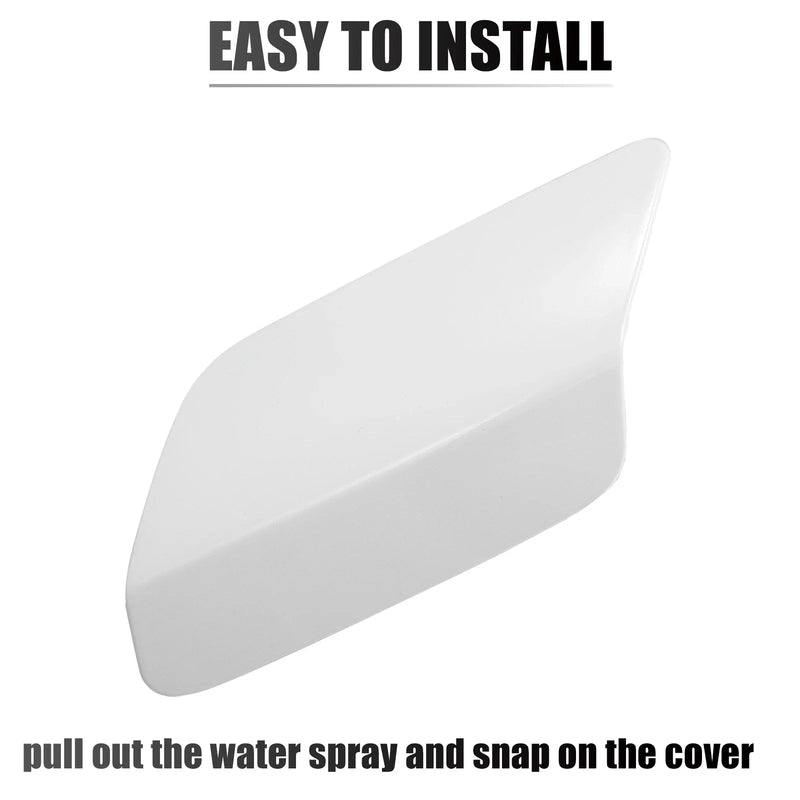 BMW E92 E93 White Front Left Bumper Headlight Washer Nozzle Cover Cap