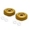 Honda CT, ST, Dax, MSX, Grom, Z 125, C50 Chain Adjustment Nuts Gold (2000-2023)