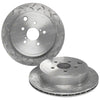 Rear Drilled + Slotted Disc Brake Rotors Subaru BRZ ZN6 (2012-2015)