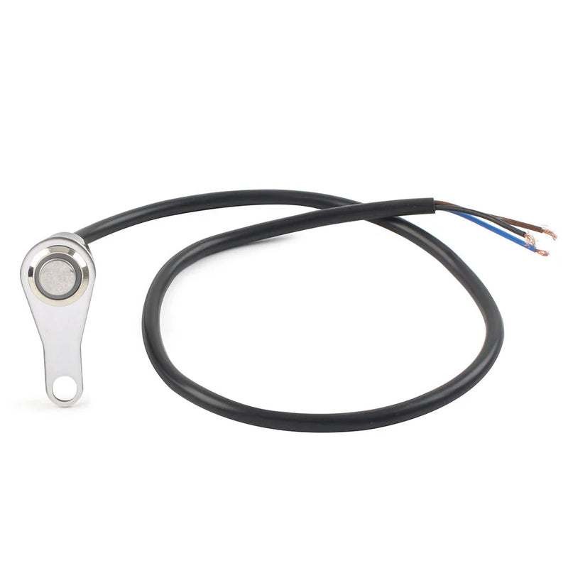 Handlebar 12V Fog Light Blue LED Motorcycle Switch ON/OFF Push Button