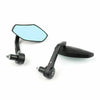 Motorcycle Black 7/8" Aluminum Rearview Mirrors (F2)