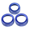 Ford Ranger Blue Alloy AC Radio Switch Trim Ring Knob Cover (2023-2025)