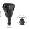 Toyota Tacoma Front Windshield Washer Nozzles (2005-2010)