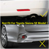 Toyota Sienna (2011-2020) 2 x ABS Chrome Rear Fog Light Lamp Frame Cover Trim
