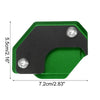 Honda - Black Green Aluminum Alloy Motorcycle Kickstand Pad