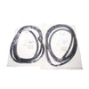 Mitsubishi Mirage Lancer Colt 4DR 1991-1995 Rear Door Weatherstrip x2