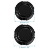 Jeep Wrangler JL JLU (2018-2022) - Glossy Black 3 x Car Door Key Jack Cover
