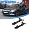 Honda Accord (2018-2022) Black Front Bumper Brackets