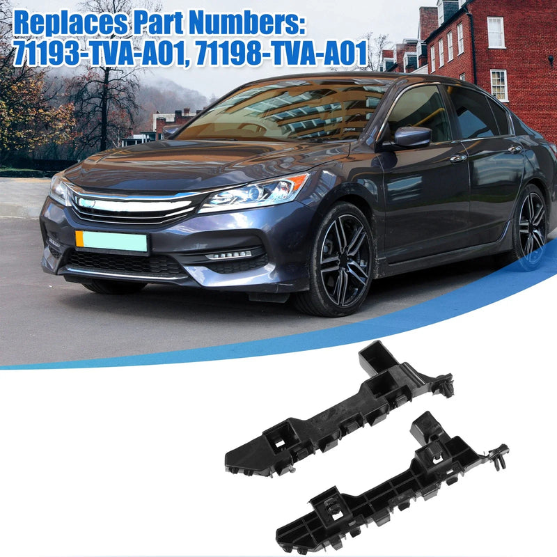 Honda Accord (2018-2022) Black Front Bumper Brackets