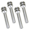 Car Interior - 49mm 4 x Aluminium Door Latch Pin Covers (Fits Various Models)