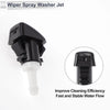 Subaru 3 x Washer Nozzle & 3 Pcs Y Hose Connector (2008-2014)