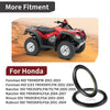 Honda Foreman 400 TRX400FW 4x4 2 x Front Brake Drum Dust Seals (2002–2003)