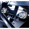Toyota Camry Silver AC Button Rings Cover (2018-2023)