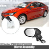 Toyota Corolla 7 Pin Left Side Door Mirror Assembly Black (2020-2024)