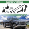 GMC Acadia 6 Pcs Front Suspension Tie Rod Ends Sway Bar Link Ball Joint