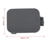 BMW E60 1 Pc Front Bumper Tow Hook Cover Black (2008 - 2010)