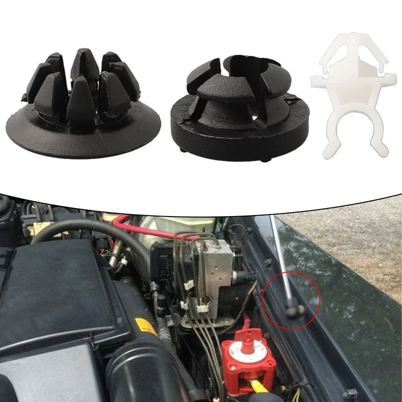 Accord Odyssey Prelude Car Hood Support Prop Rod Holder Clip 3 x