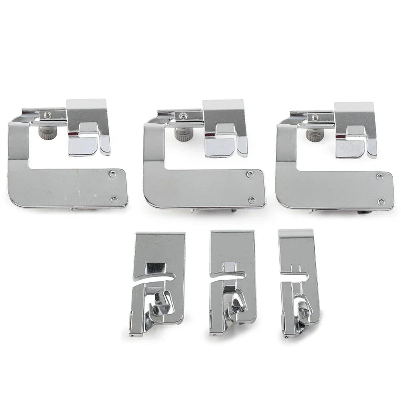 Singer Brother Sewing Machines 6 x Narrow/Wide Rolled Hem Foot