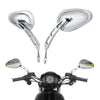 Harley Street Glide Sportster Dyna Softail 8mm Chrome Rear-View Mirrors