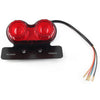 Motor Integrated Tail Light Dual Turn Signal Brake License Plate Lamp