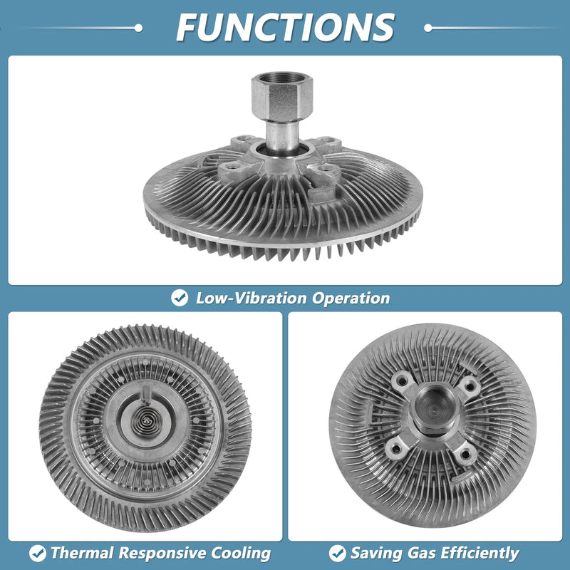 Dodge Ram 1500 3.9L V6 Engine Cooling Fan Clutch (1994-2001)