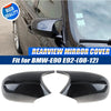 BMW E90 E92 E93 M3 Style Carbon Fiber Side Mirror Cover Caps (2007-2013)