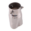 Universal Car Silver Tail Inlet Exhaust Muffler End Tip Pipe Cover