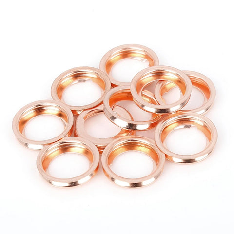Nissan 20 x M11 Copper Tone Oil Drain Plug Gaskets (11026-JA00A)