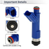 Toyota Corolla CE, LE, S 1.8 (2004-2008) 1 Pcs Blue Fuel Injector