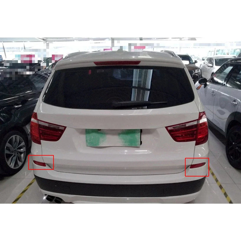 BMW X3 F25 Red Rear Bumper Corner Marker Reflector Light (2011-2014)