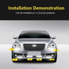 Car 2 x LED Amber/White Switchback Flowing Strip Arrow DRL Turn Signal Light