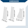 Honda HR-V 2023-2024 Silver Tone 6 Pcs Door Pillar Window Trim