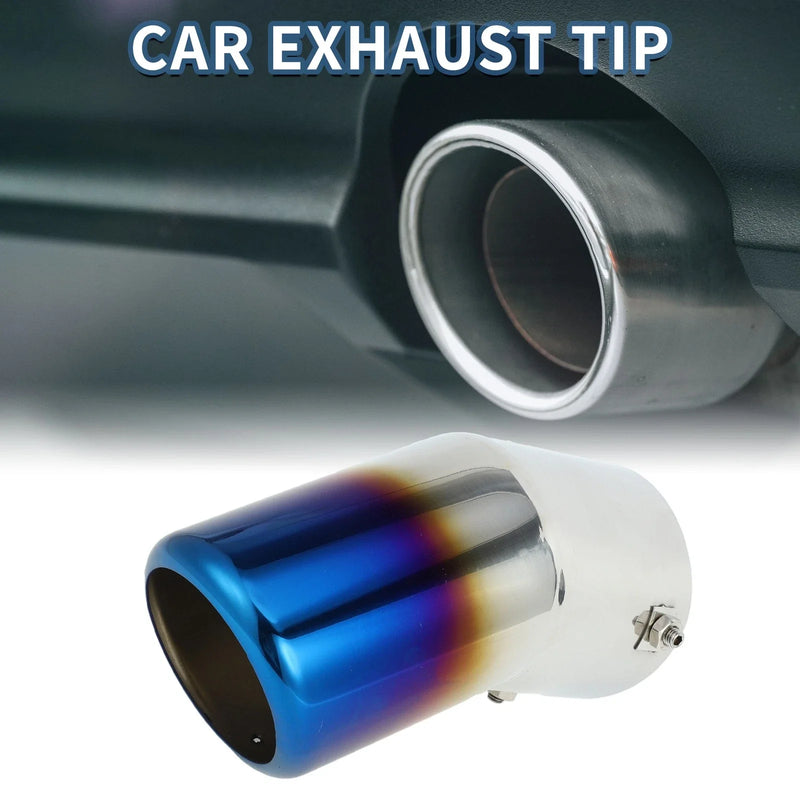 Toyota Land Cruiser 1Pc Slant Exhaust Tip 3.8 Inlet Burnt Blue (2023–2024)
