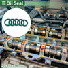 Model Oil Seal 5 Pcs Seal Ring TPU 25x33x5.5mm High Pressure Green