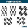 Ford Mazda - 20 Pcs Interior Retainer Fastener Clips
