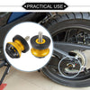Motorbike 2 x Swingarm Spool 8mm CNC Swing Arm Sliders Stand Gold Tone