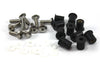 Motorcycle Belly Pan Fairing Kit / 10 x Stainless Steel m6 Bolts & Wellnuts /
