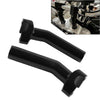 Harley Dyna Softail Sportster 6" CNC Pullback Handlebar Risers Black (2004-2023)