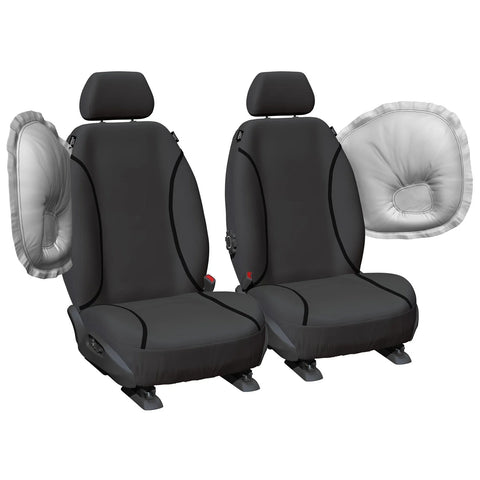 Mitsubishi Triton MQ MR Front Canvas Car Seat Covers (2015-2020)