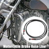 Motorcycle Brake Hose 28 90 Degree Braided Line Clutch Tube Black