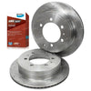 Toyota Prado 2 x Rear Disc Rotors + Brake Pad Set (1996–2009)