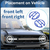 Ford Bronco Front Left & Right Headlight Trim Bezels