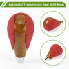 Lexus ES350 2007-2015 - Plastic Faux Leather Red Automatic Gear Shift Knob