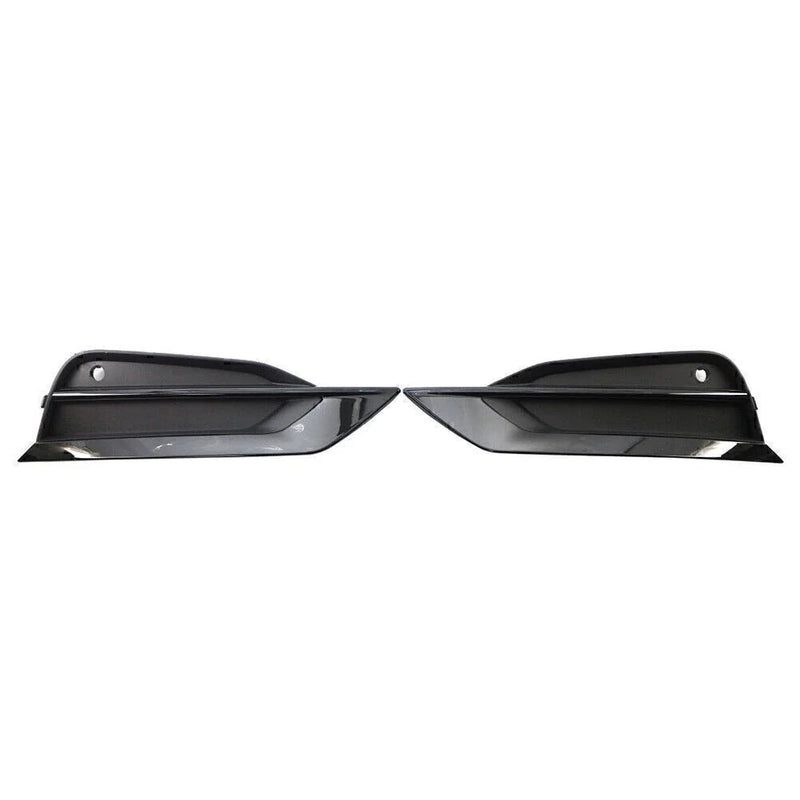 VOLVO S90 V90 (2016-2019) Left & Right Black Front Bumper Fog Light Grille