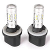 Car Driving Lamp DRL 6000K HID White 880 2 x 360° LED Fog Light Bulbs