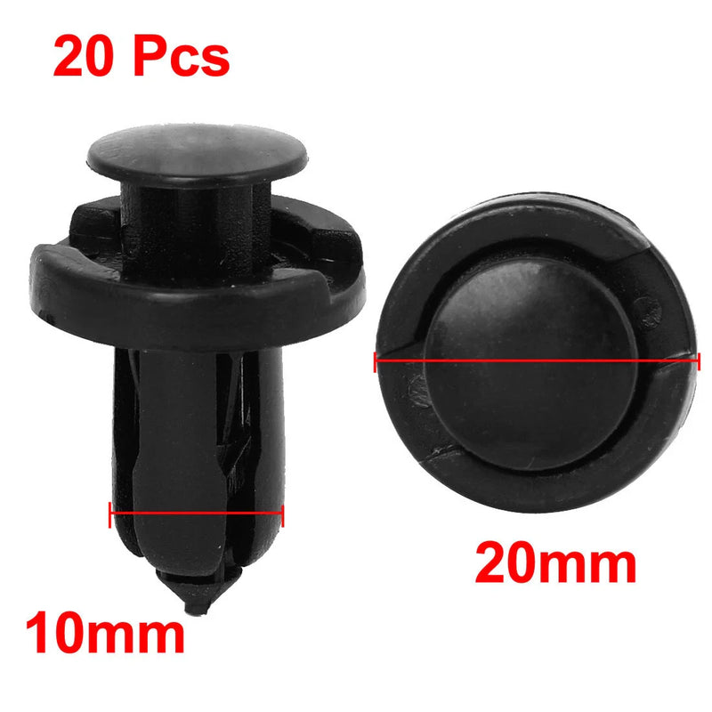 Honda & Acura 20 Pcs Bumper Hood Mudguard Splash Guard Retainer Clip