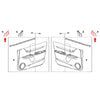 Toyota Hilux Revo 2015-2023 Front Door Lower Frame Bracket