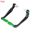 Motorcycle 1 Pair 22mm Brake Clutch Lever Protector Hand Guard Green