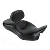 Harley Touring Glide Black Rider Driver Passenger Seat Backrest (09-23)