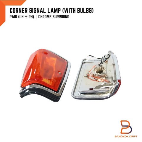 Nissan Datsun 720 Chrome Front Corner Signal Lamp Light (79-87)